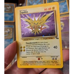 🆕Mint- Holo ZAPDOS Jungle Series # 15/62